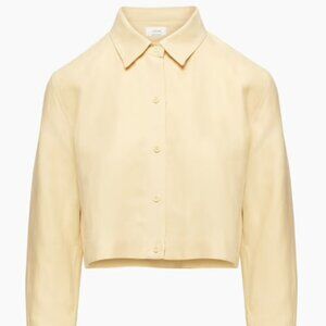 Aritzia Wilfred proposal linen shirt (L, Wheat)